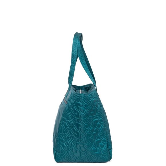 Lug Avion Love Carry-All Tote Bag Teal Green - Picture 3 of 10